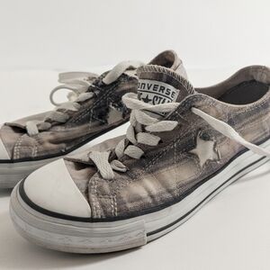 Converse One Star Vintage Plaid Shoes Womens Size 6